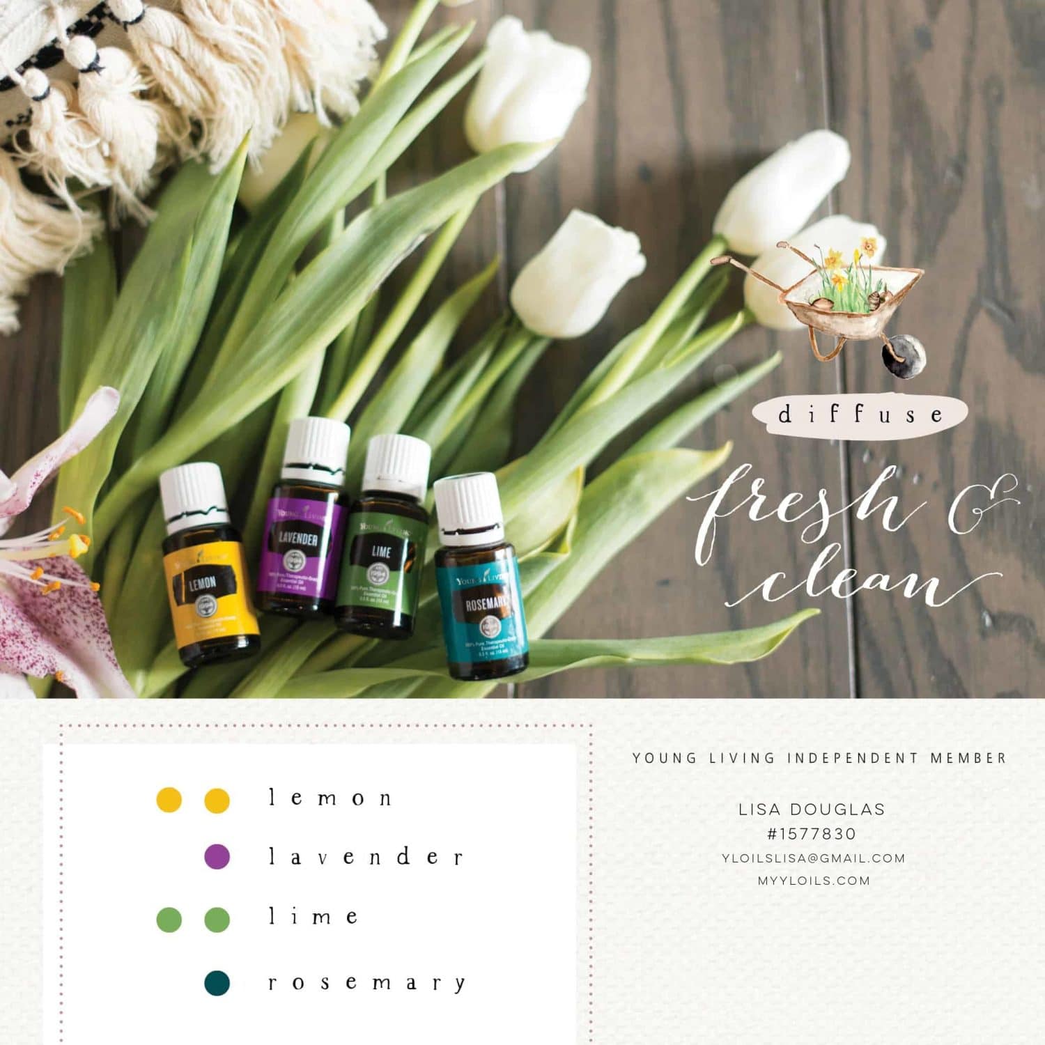 Fresh and Clean Young Living Diffuser Recipe