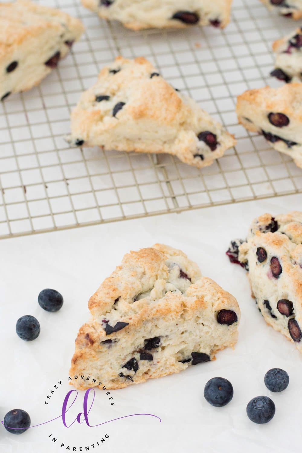 Homemade Blueberry Scones