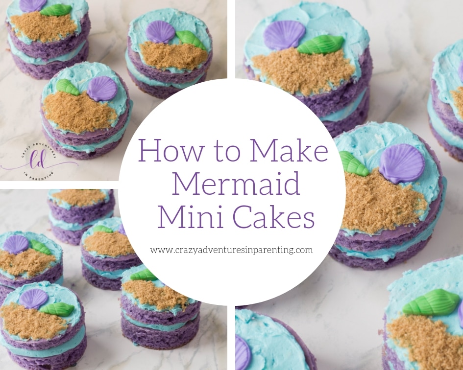 How to Make Mermaid Mini Cakes