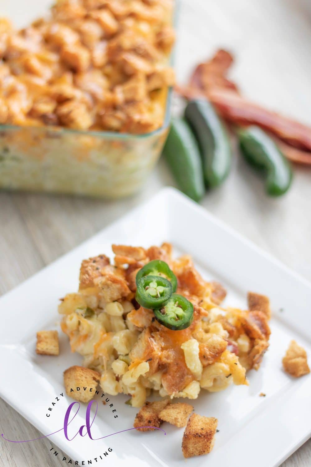 Jalapeño Popper Macaroni and Cheese with Bacon