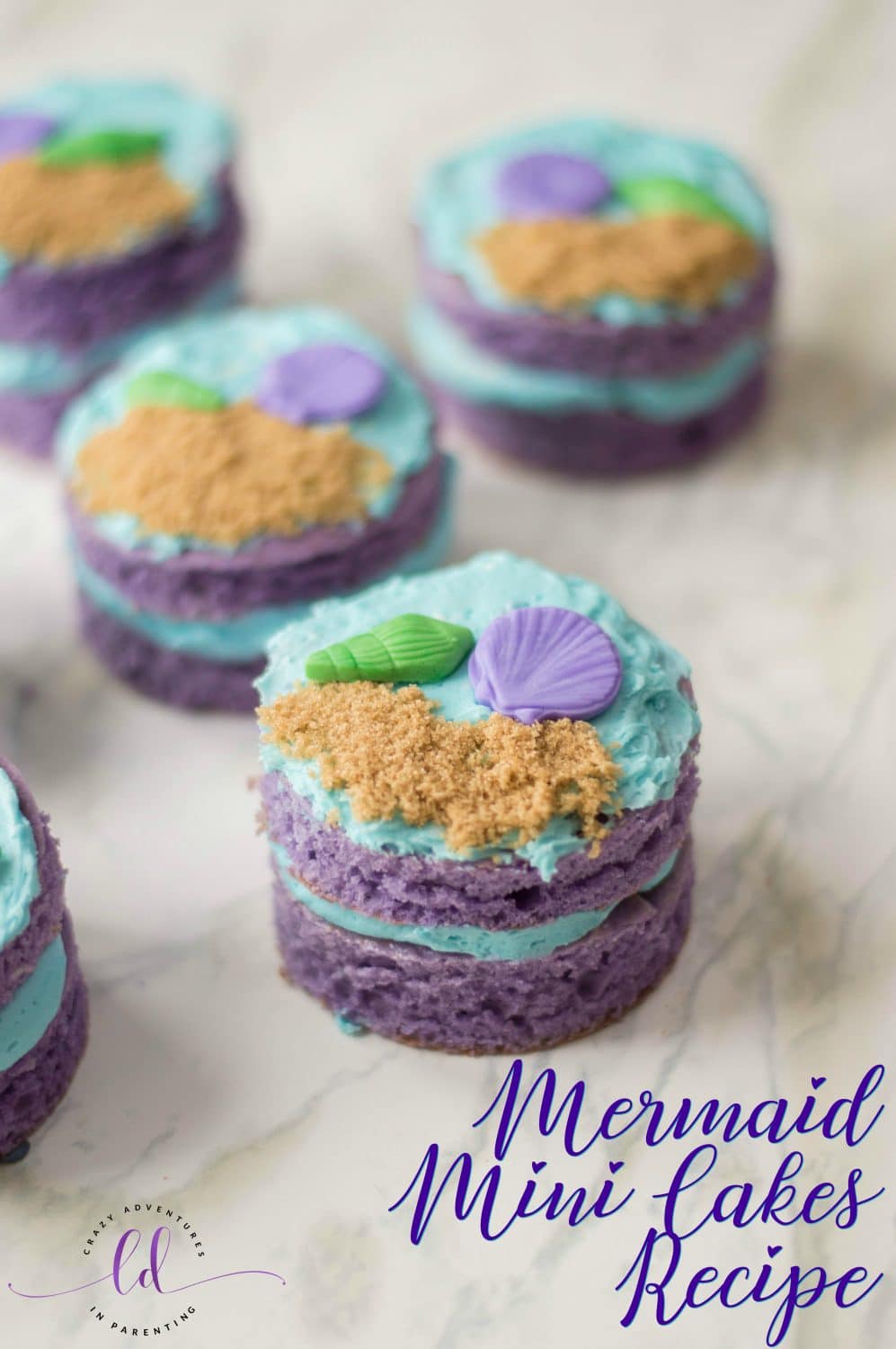 Mermaid Mini Cakes Recipe