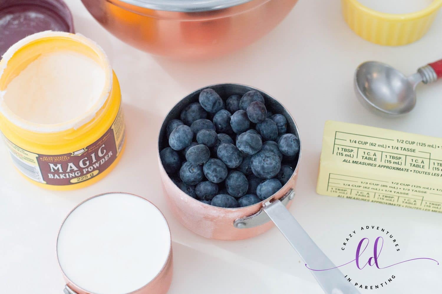 Rinse and Dry Fresh Blueberries for Blueberry Scones