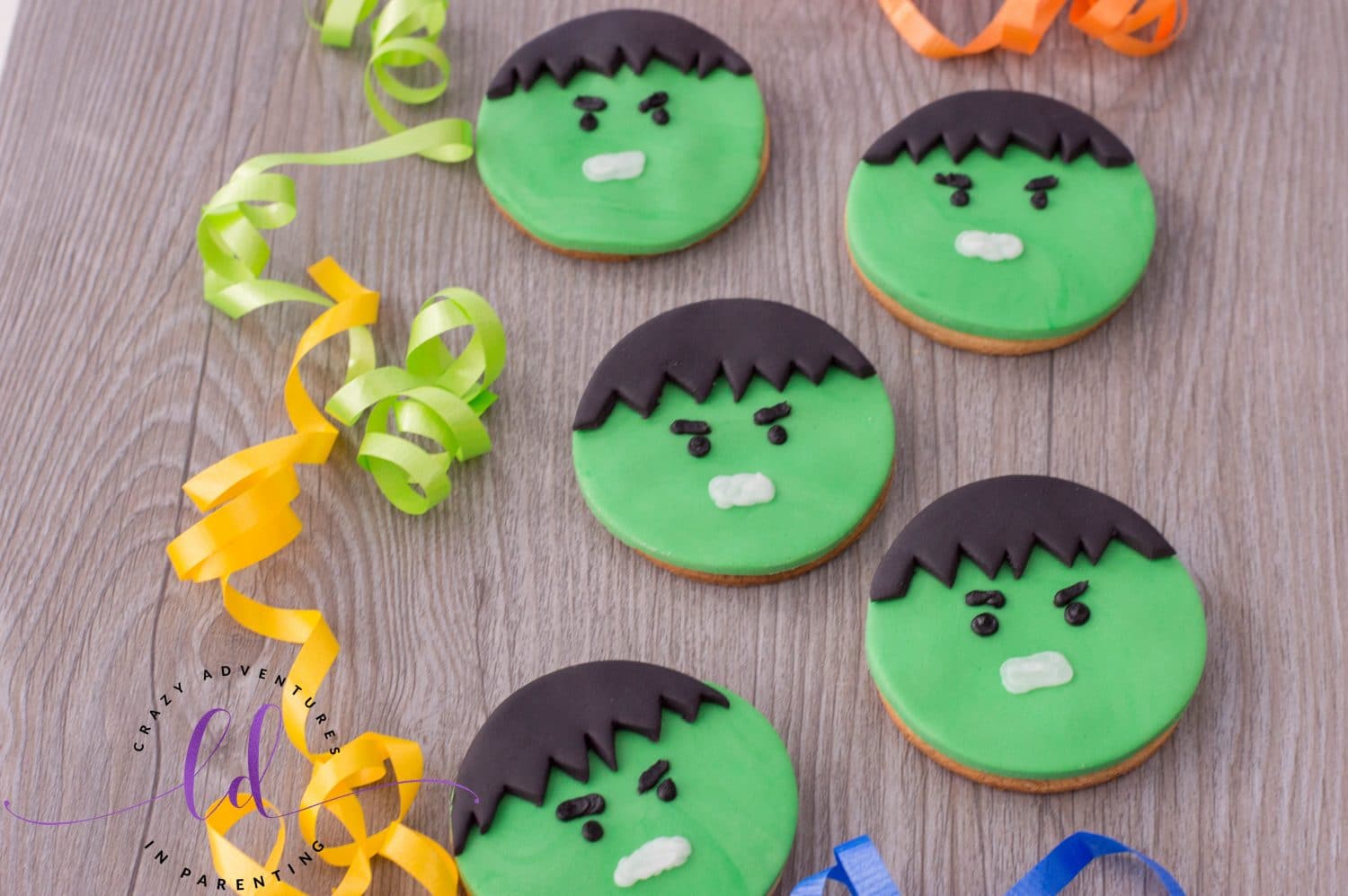 Simple Hulk Cookies