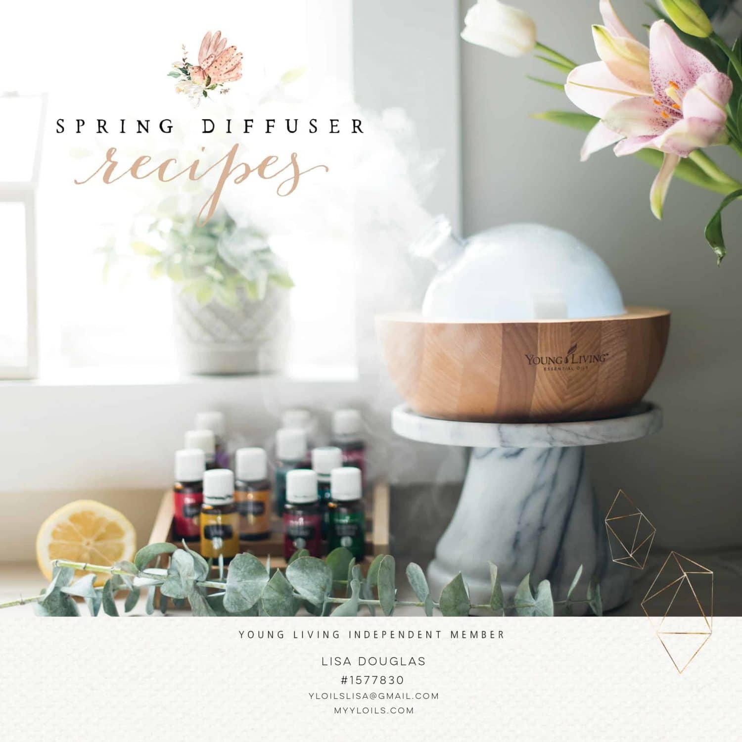 Spring Diffuser Recipes with Young Living Essential Oils