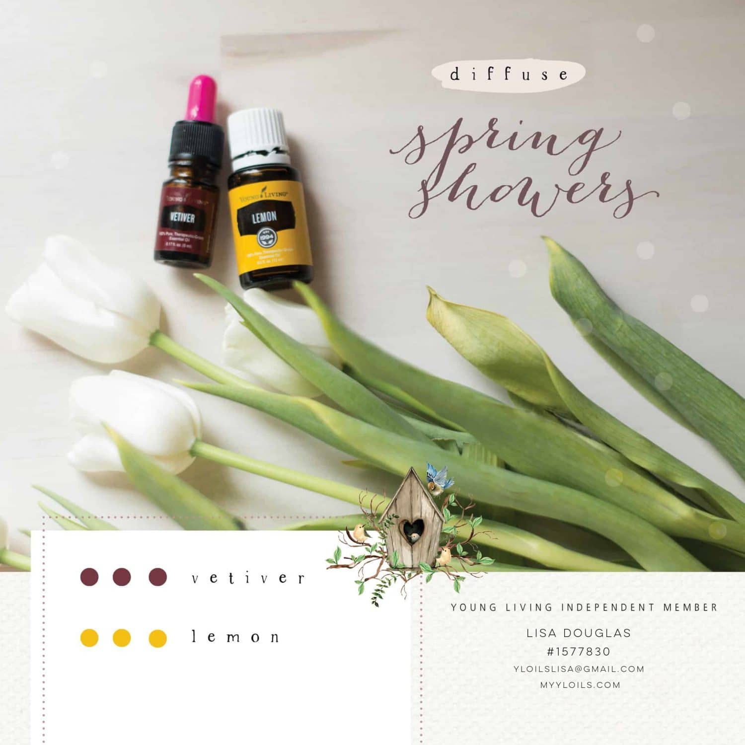 Spring Showers Young Living Diffuser Recipe