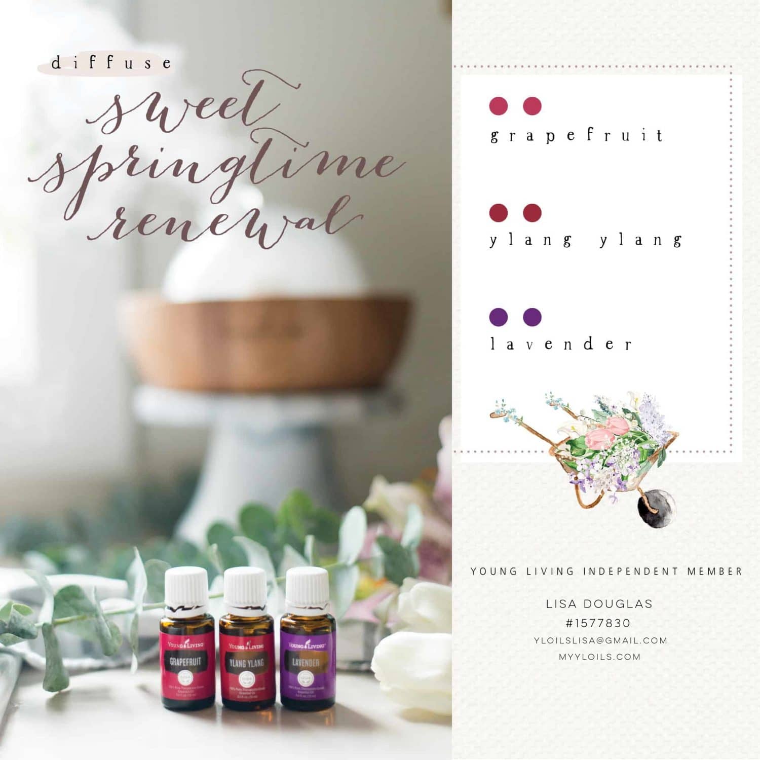 Young Living Essential Oils - Fall diffusing combos for my diffuser.