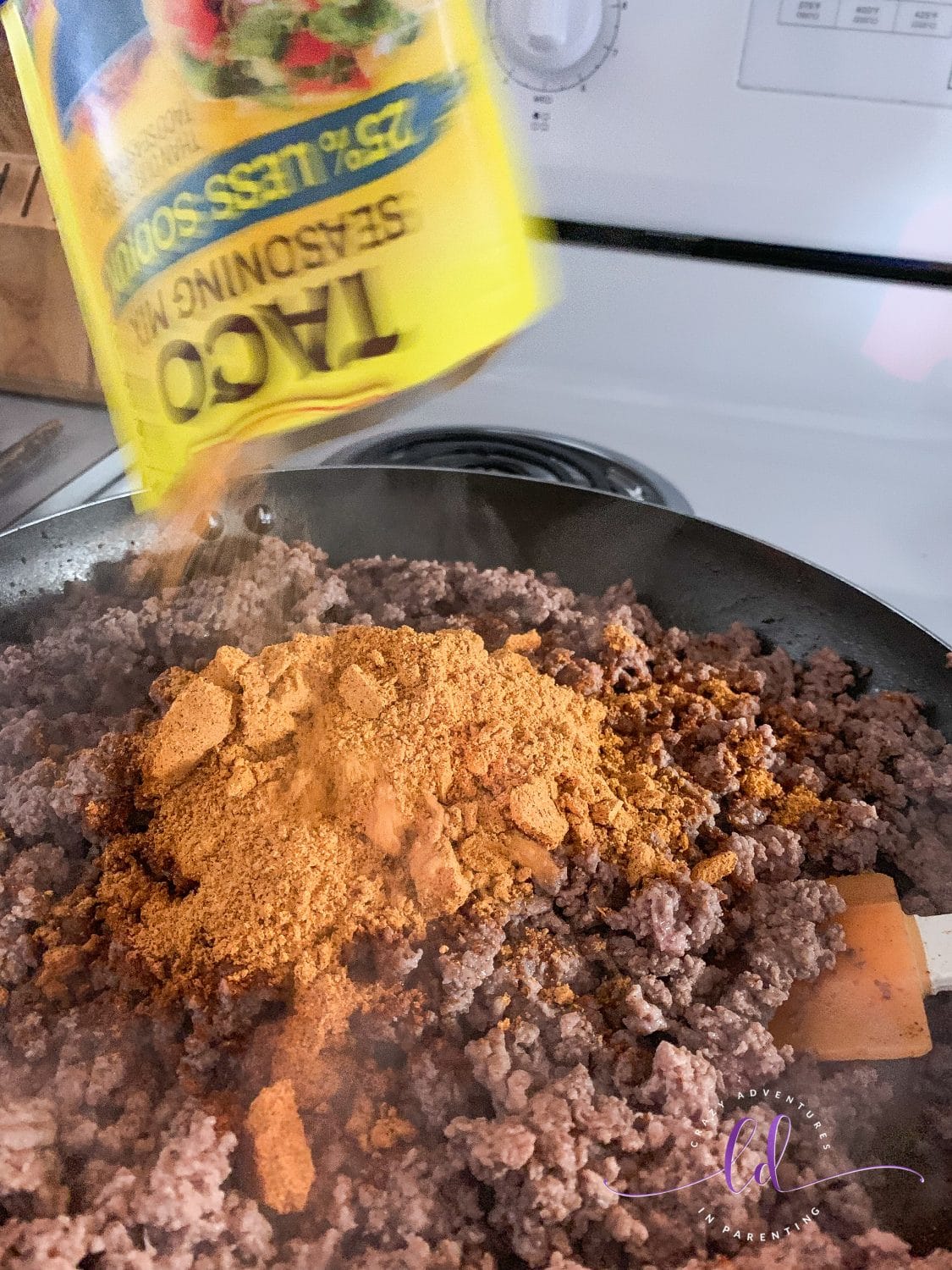 Add Taco Seasoning for Best Taco Casserole Recipe