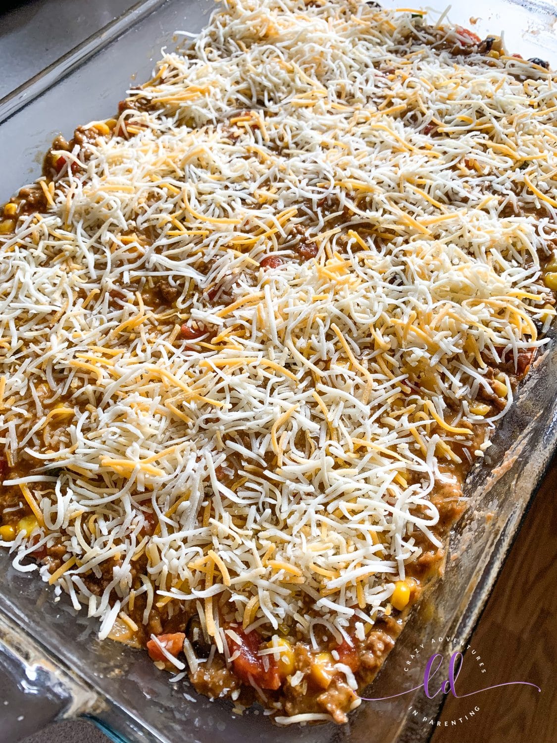 Cheese Topped Best Taco Casserole Recipe