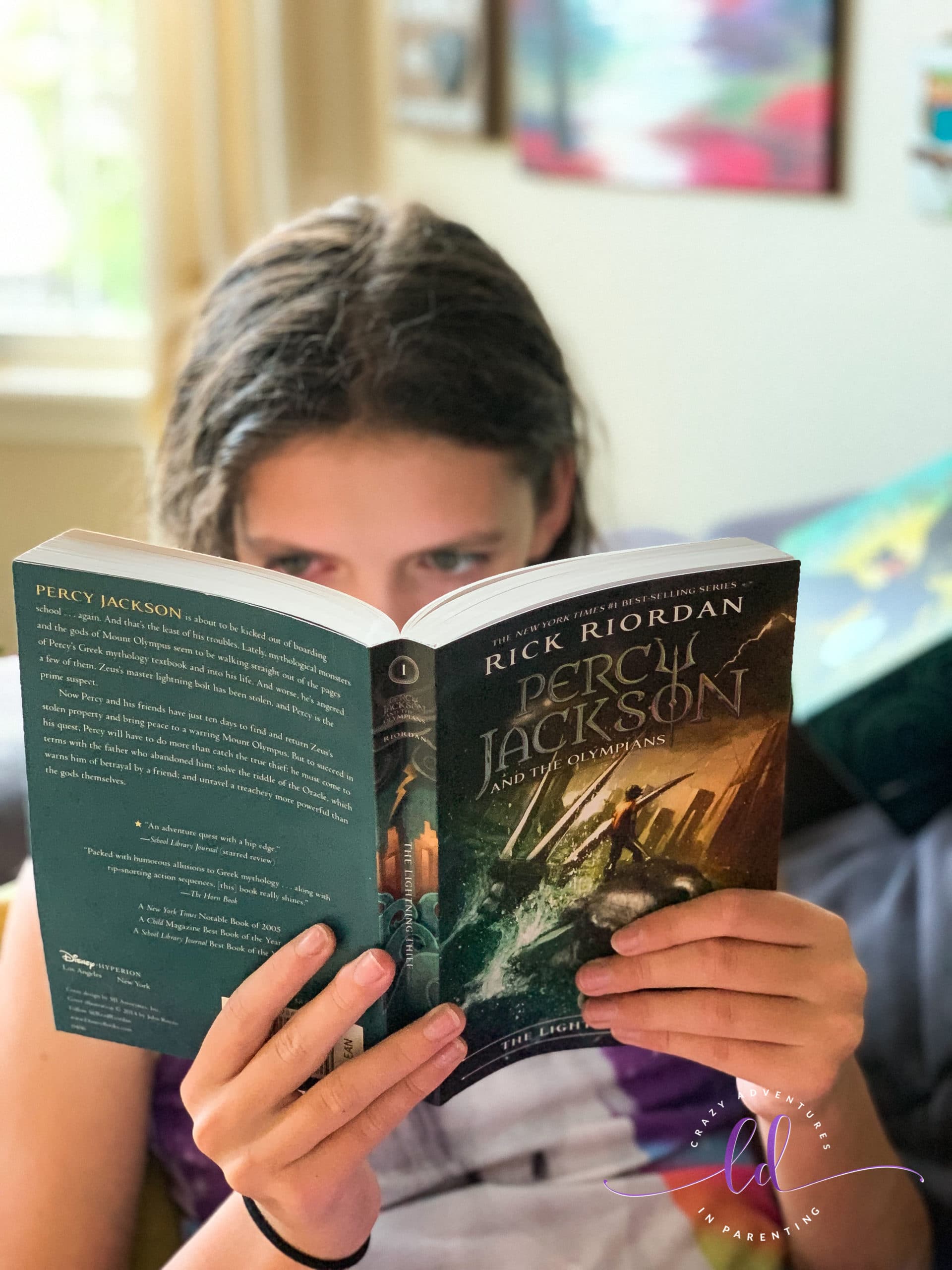 Percy Jackson & the Olympians series and giveaway