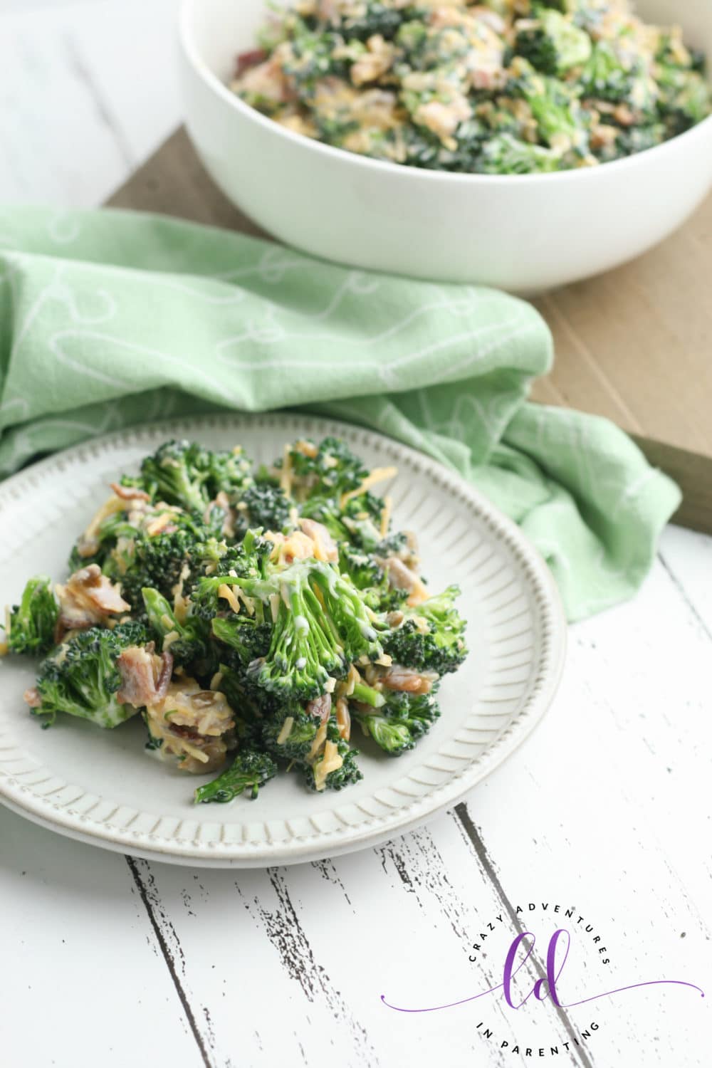 Easy Broccoli Salad with Bacon Ready to Eat