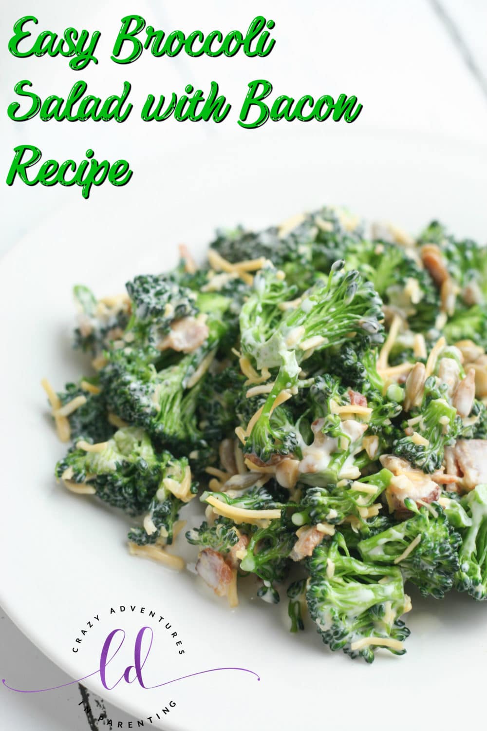 Easy Broccoli Salad with Bacon Recipe