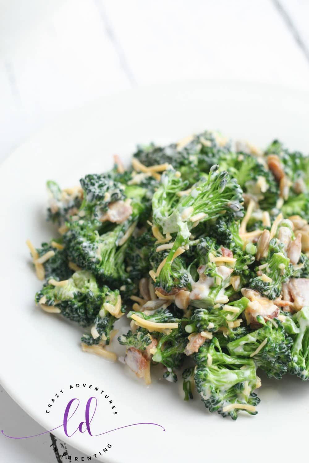 Easy Broccoli Salad with Bacon Side Dish Recipe