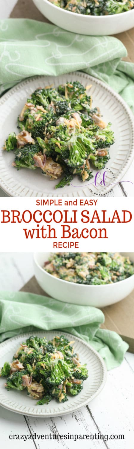 Simple and Easy Broccoli Salad with Bacon Recipe