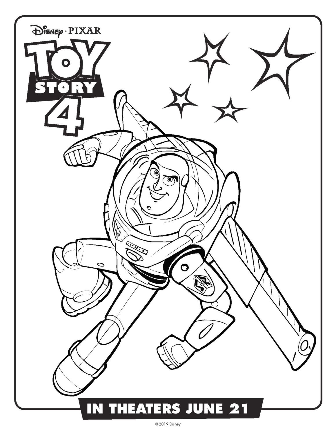  Toy Story 4 Coloring Pages 