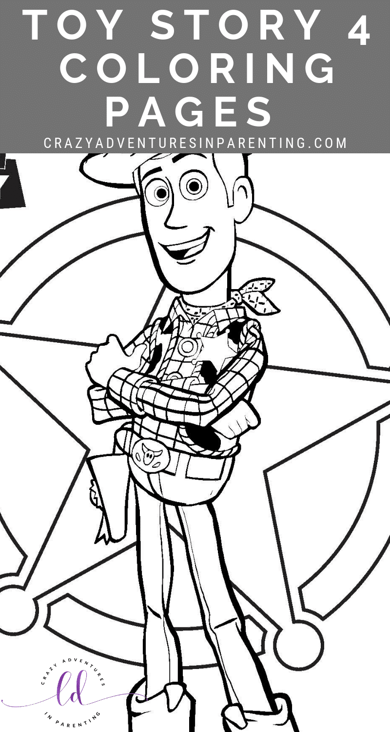 Toy Story 4 Coloring Pages and Activity Sheets