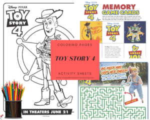 Free Printable Toy Story 4 Coloring Pages and Activity Sheets | Crazy ...