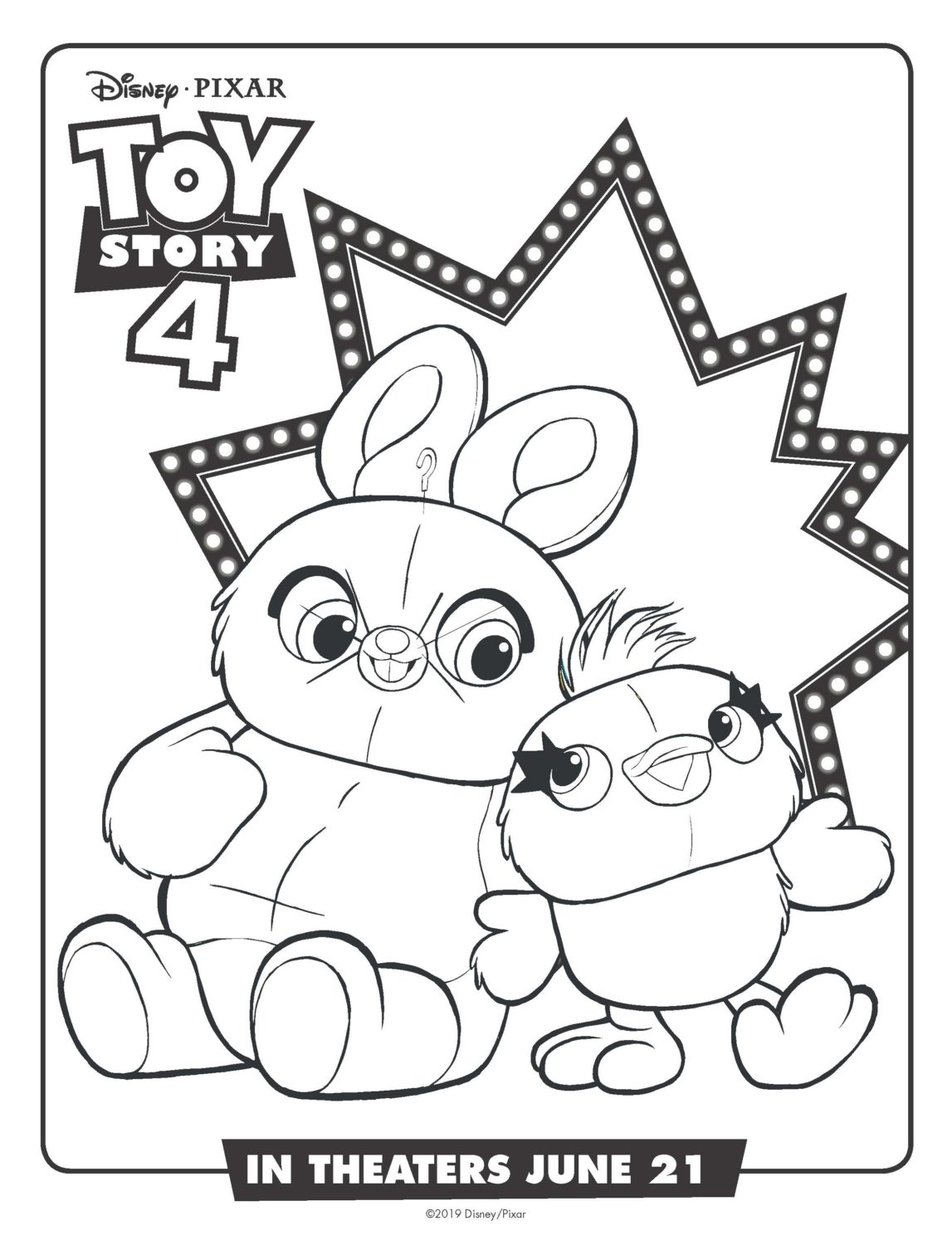 Free Printable Toy Story 4 Coloring Pages And Activity Sheets Crazy 