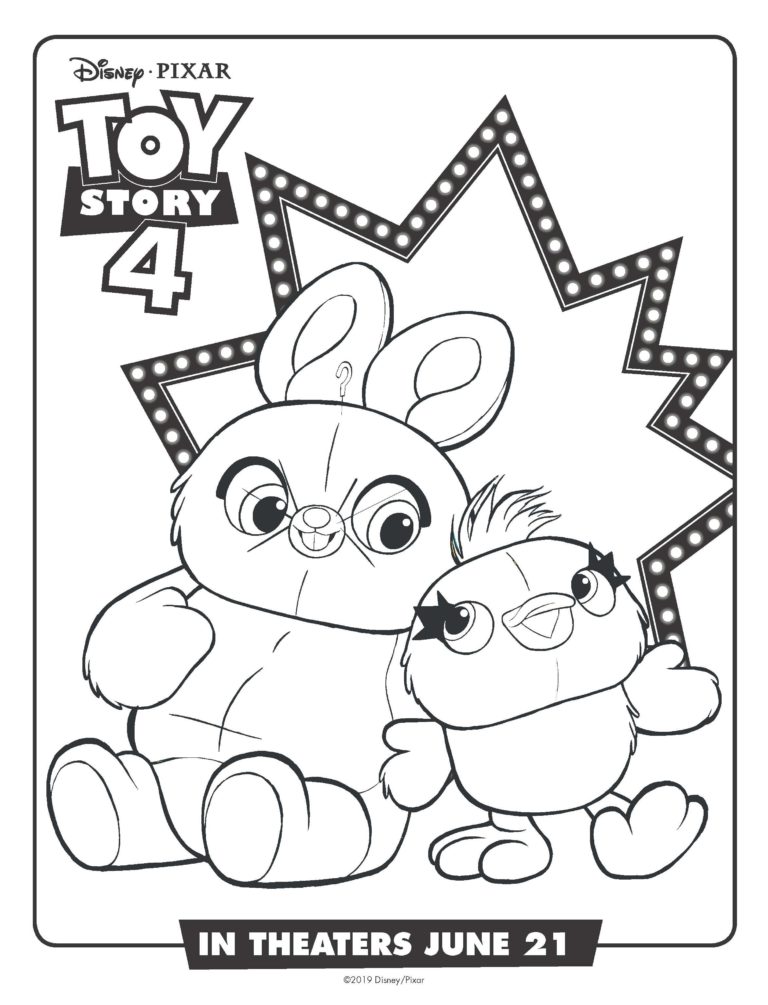 Free Printable Toy Story 4 Coloring Pages and Activity Sheets | Crazy