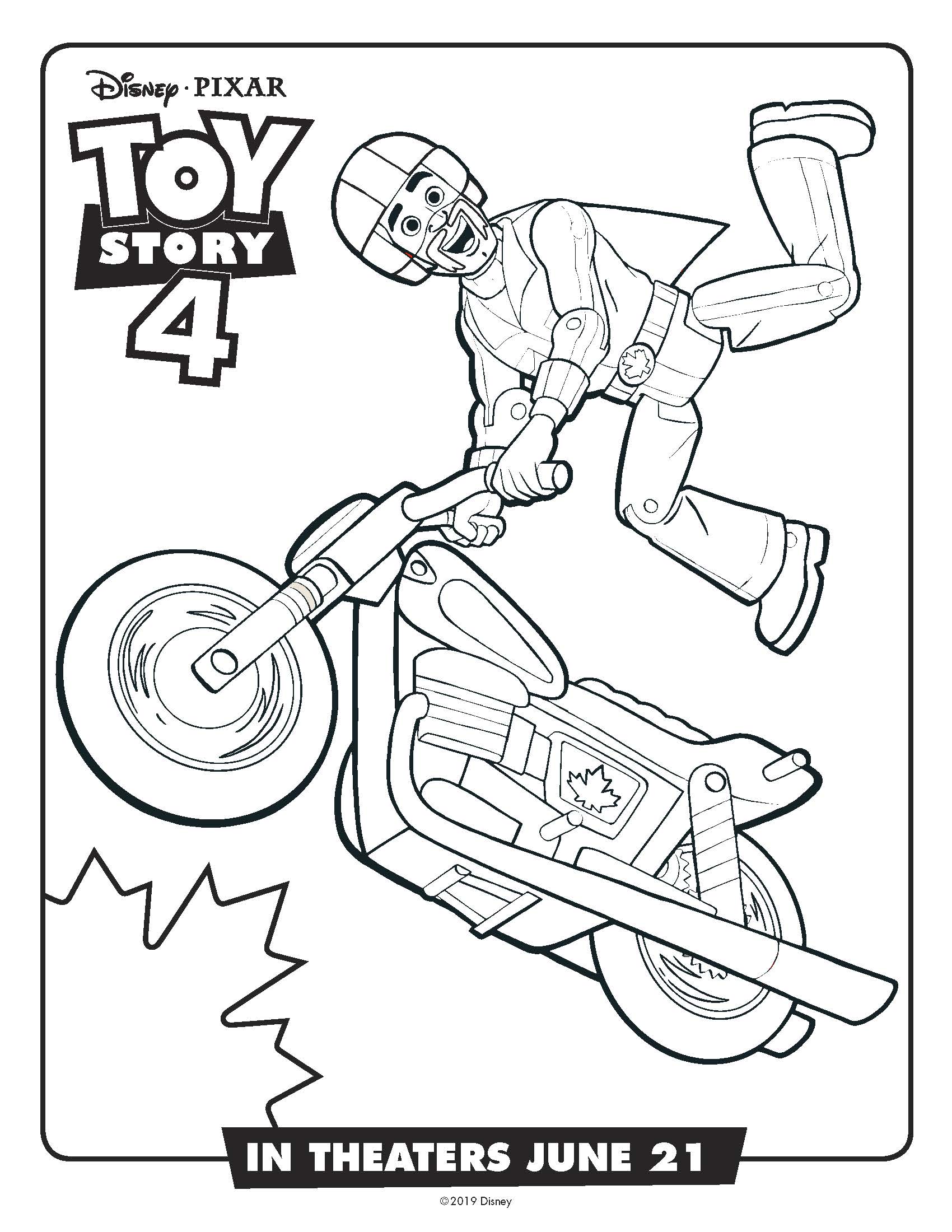 Free Printable Toy Story 4 Coloring Pages and Activity Sheets | Crazy