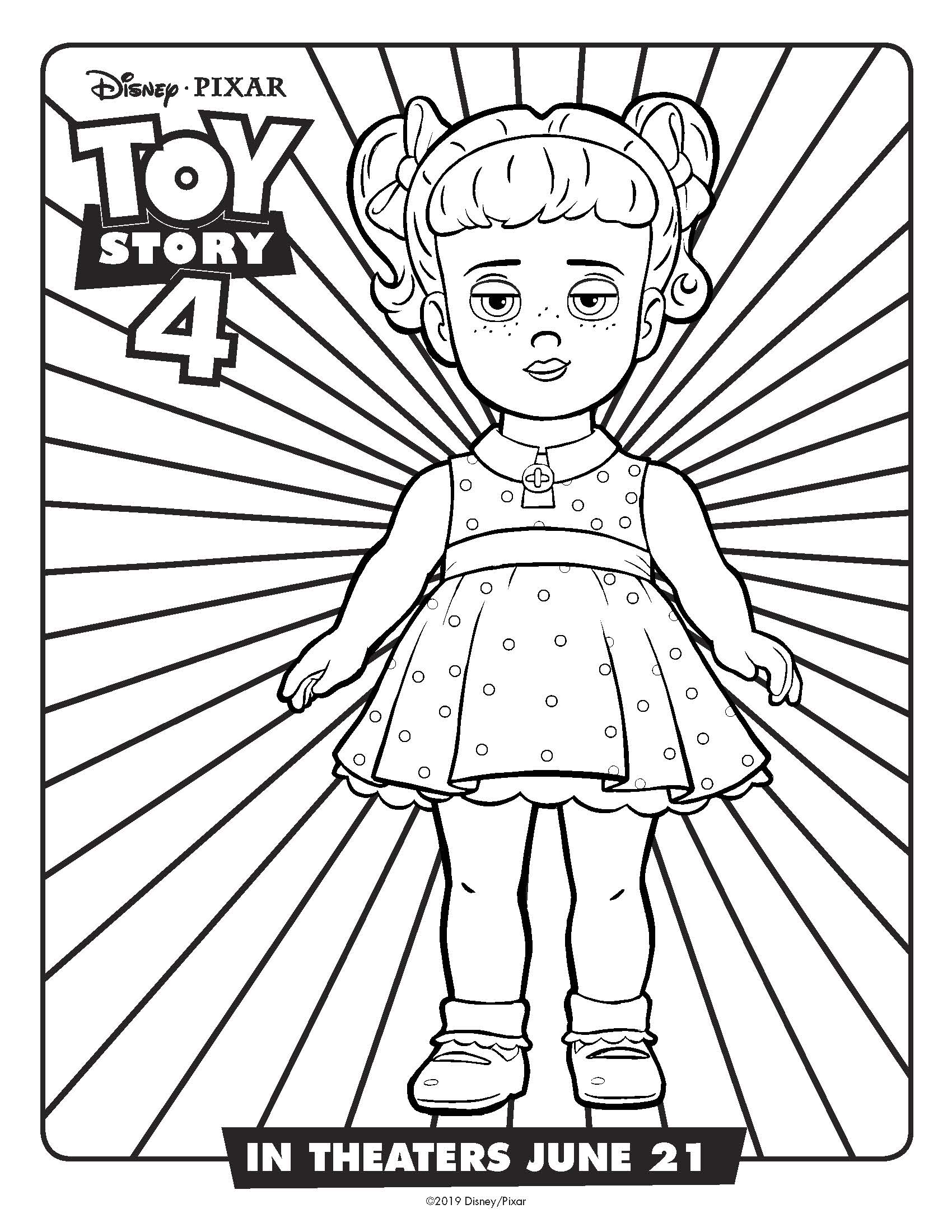 Free Printable Toy Story 4 Coloring Pages and Activity Sheets | Crazy