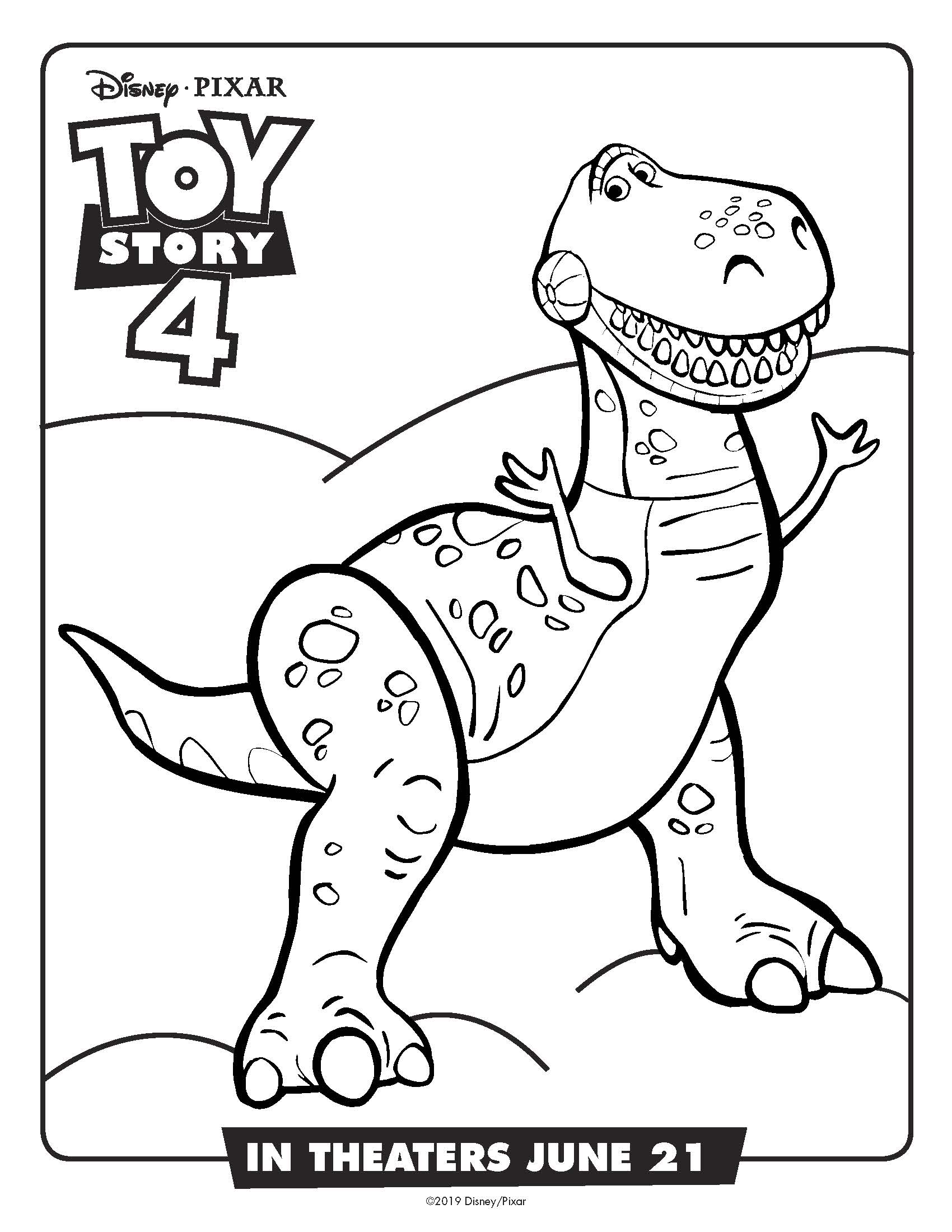 Free Printable Toy Story 4 Coloring Pages and Activity Sheets | Crazy