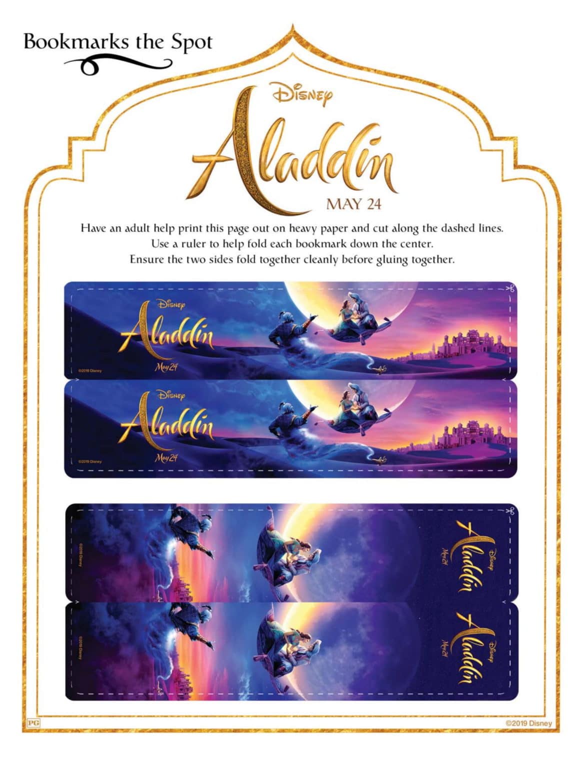 Aladdin Coloring Pages and Activity Sheets | Crazy Adventures in Parenting