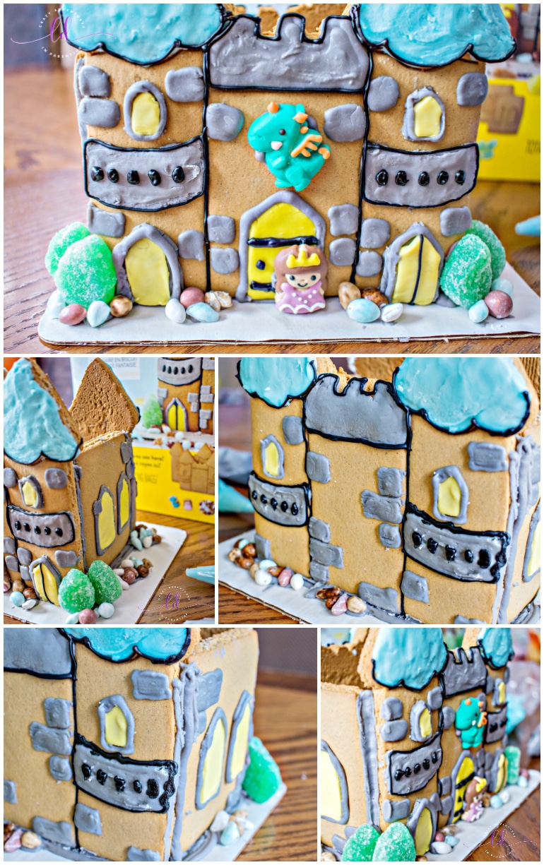 All sides of the Wilton Cookie Creations Fantasy Castle Kit