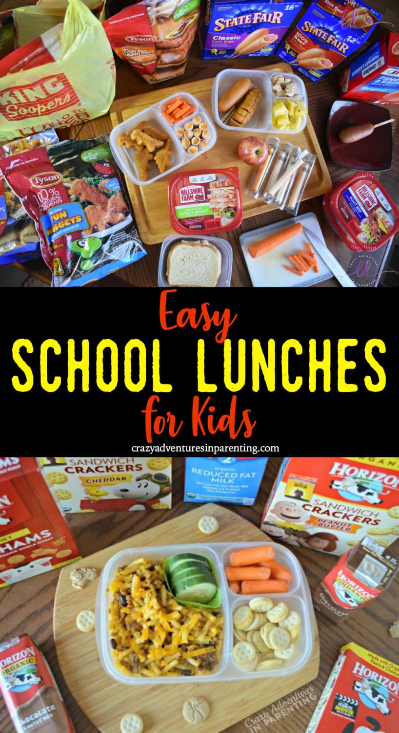 Easy School Lunches for Kids