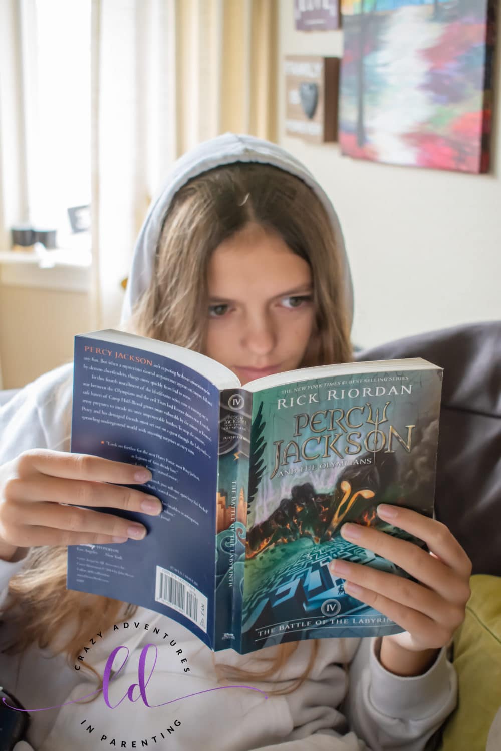 Reading Percy Jackson and the Olympians Book 4