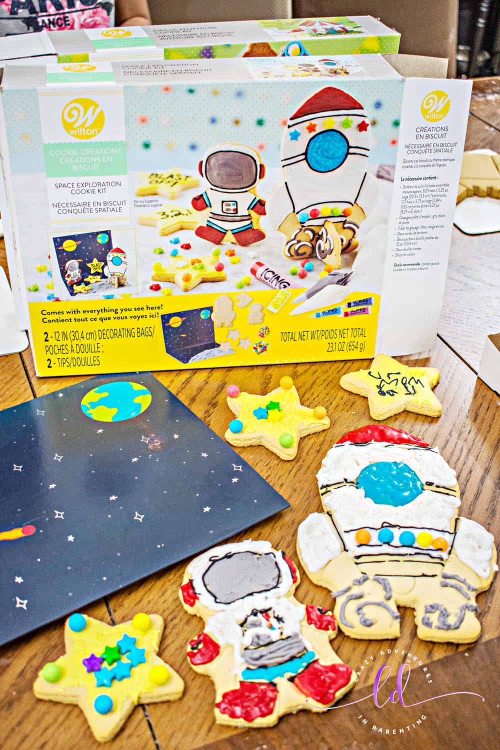 Wilton Cookie Creations Space Exploration Cookie Kit