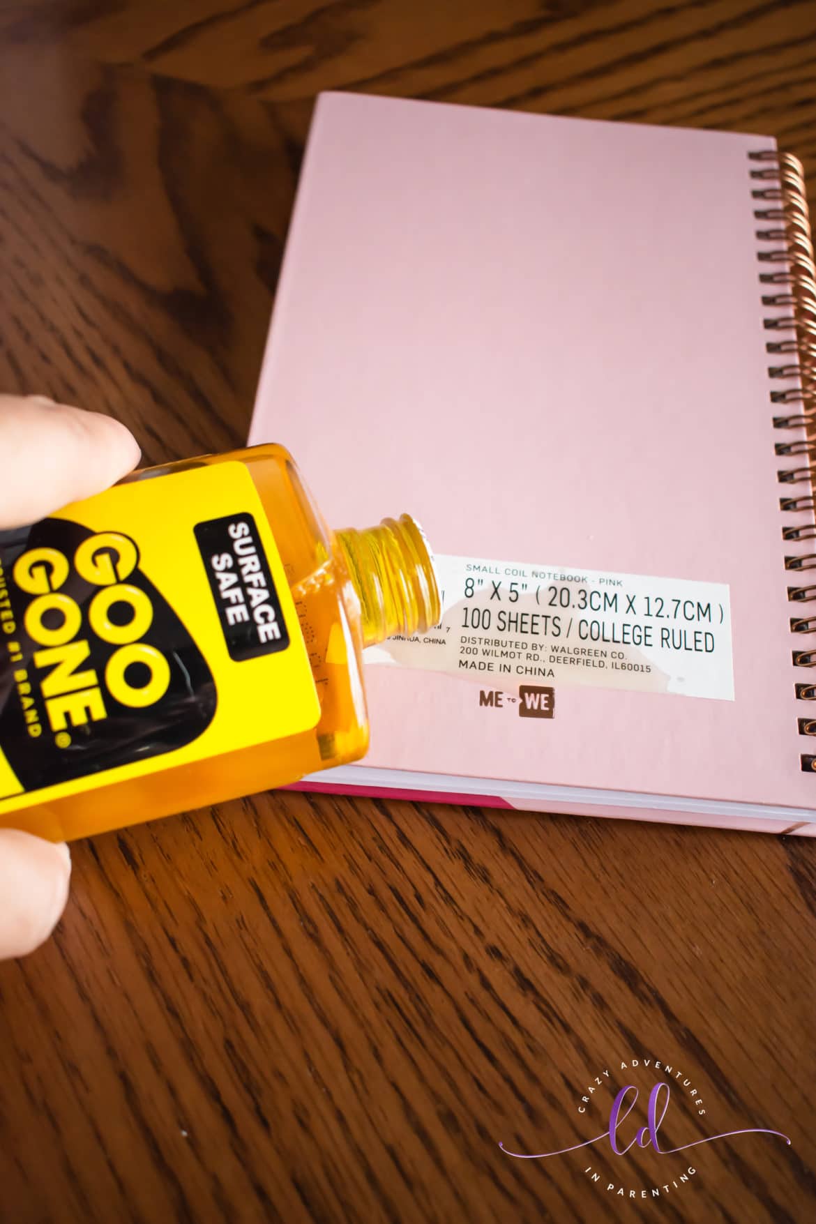 Back to School with Goo Gone Crazy Adventures in Parenting