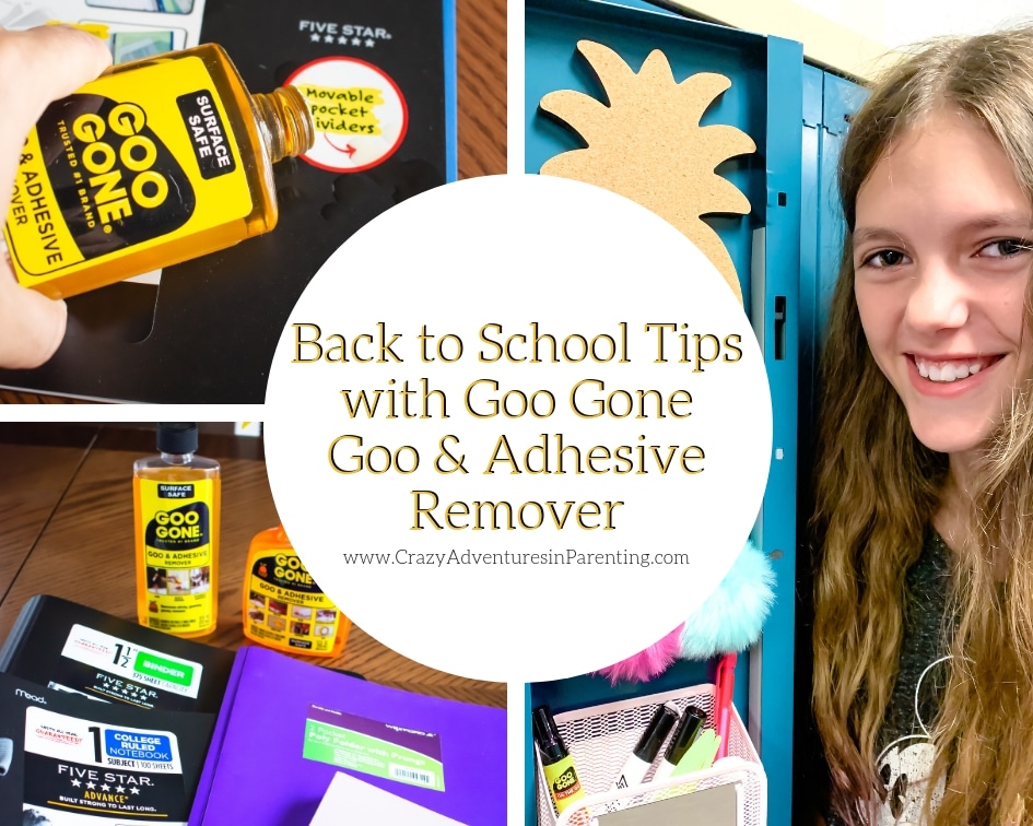 Back to School Tips with Goo Gone Goo and Adhesive Remover