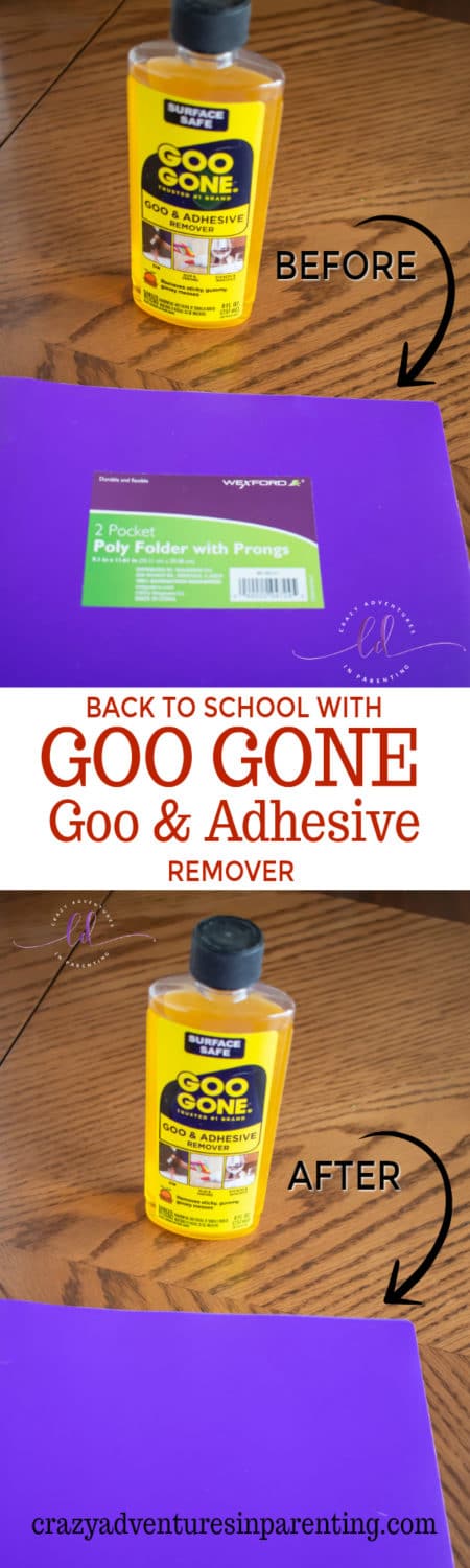 Back to School with Goo Gone Goo and Adhesive Remover