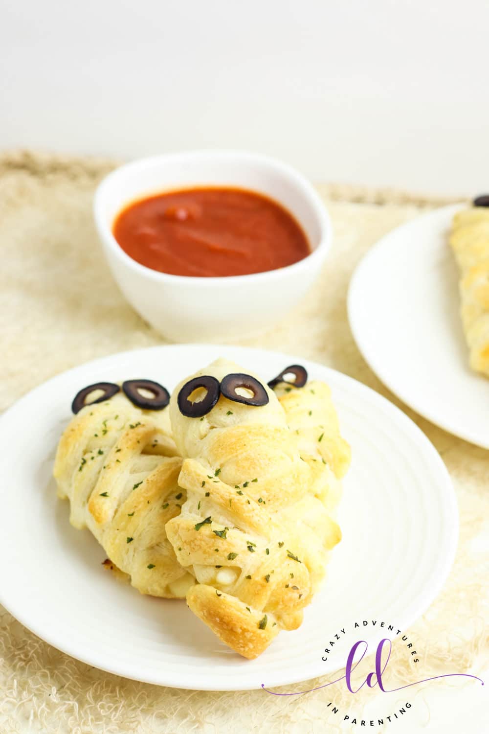 Easy and Cheesy Mummy Breadsticks