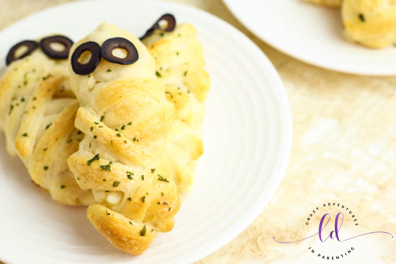 Herbed and Cheesy Mummy Breadsticks
