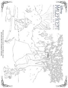 Maleficent 2 Coloring Pages and Activity Sheets | Crazy Adventures in