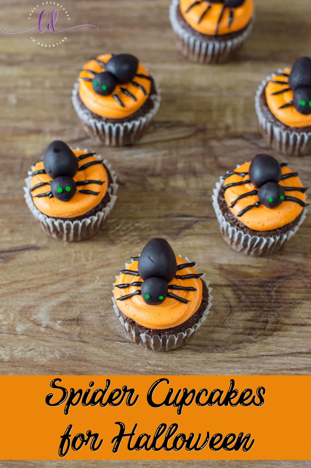 Spider Cupcakes for Halloween