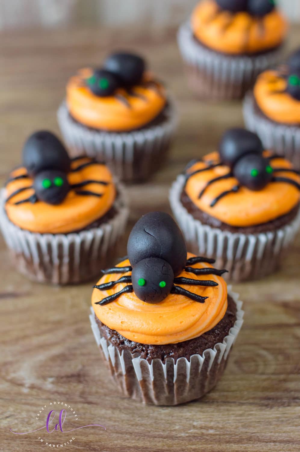 Spider Cupcakes for Halloween Parties