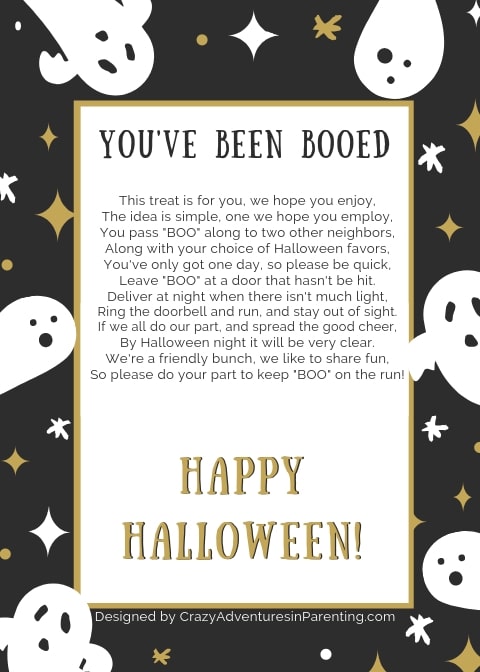 4 FREE Printable You ve Been BOOed Signs admin