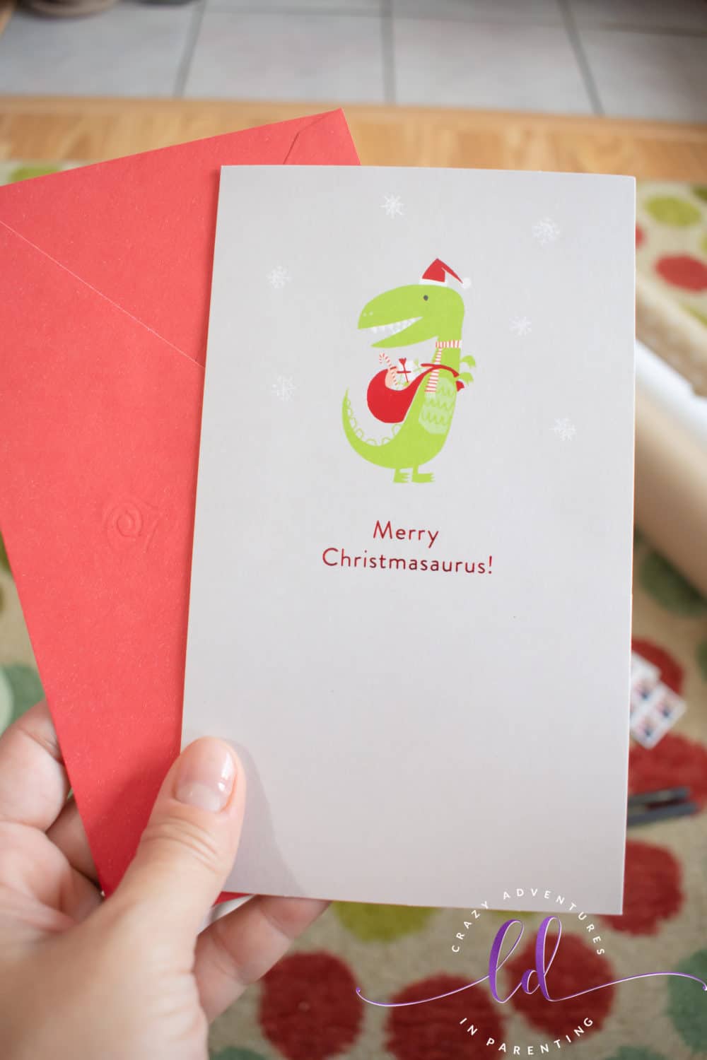 American Greetings Merry Christmasaurus Card