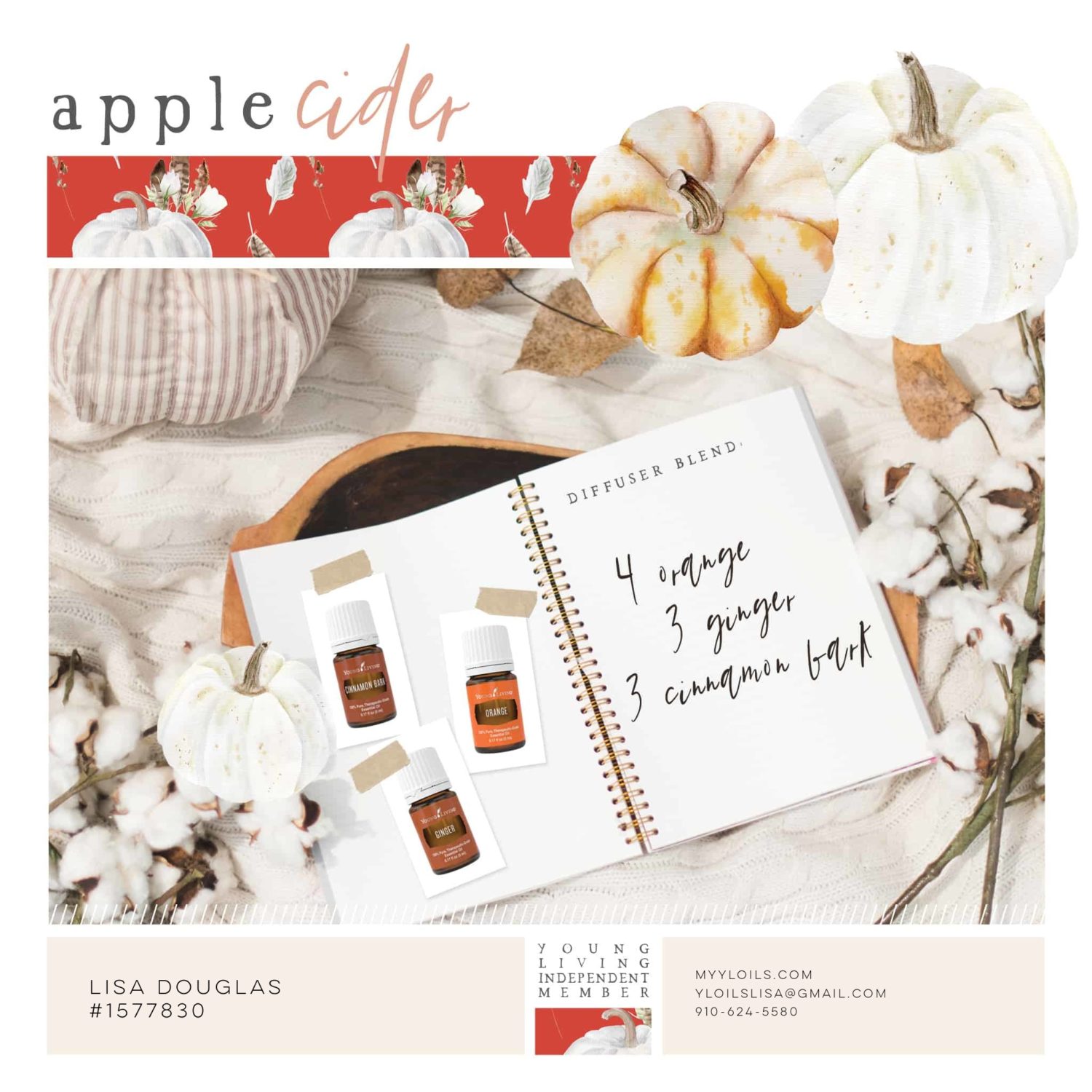 Apple Cider Young Living Diffuser Recipe