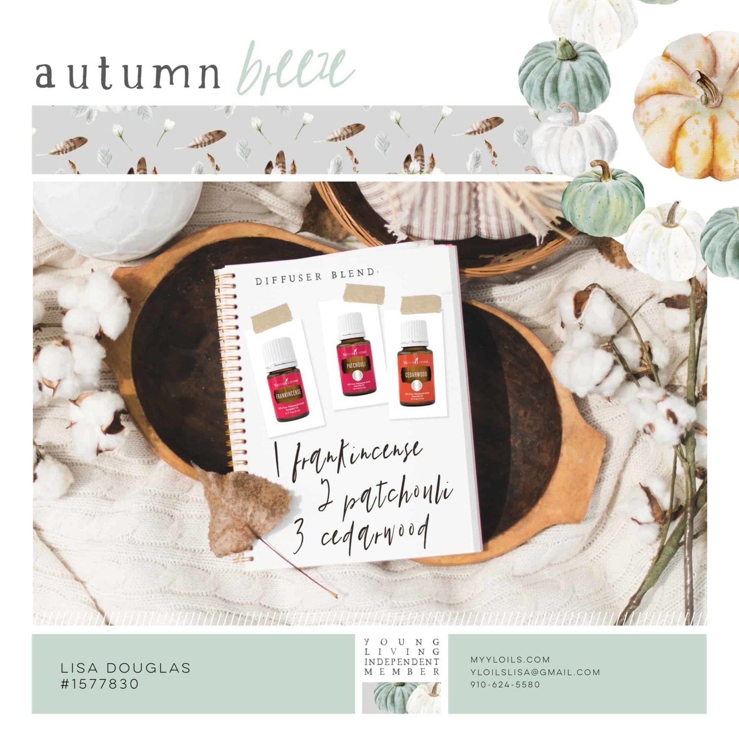 Autumn Breeze Young Living Fall Diffuser Recipe