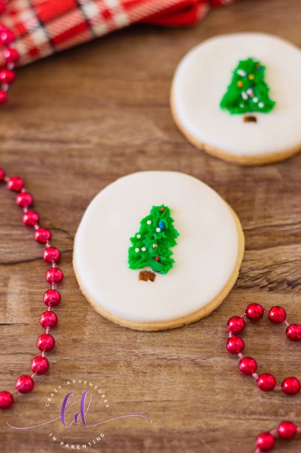 Christmas Tree Cookies Recipe | Crazy Adventures in Parenting