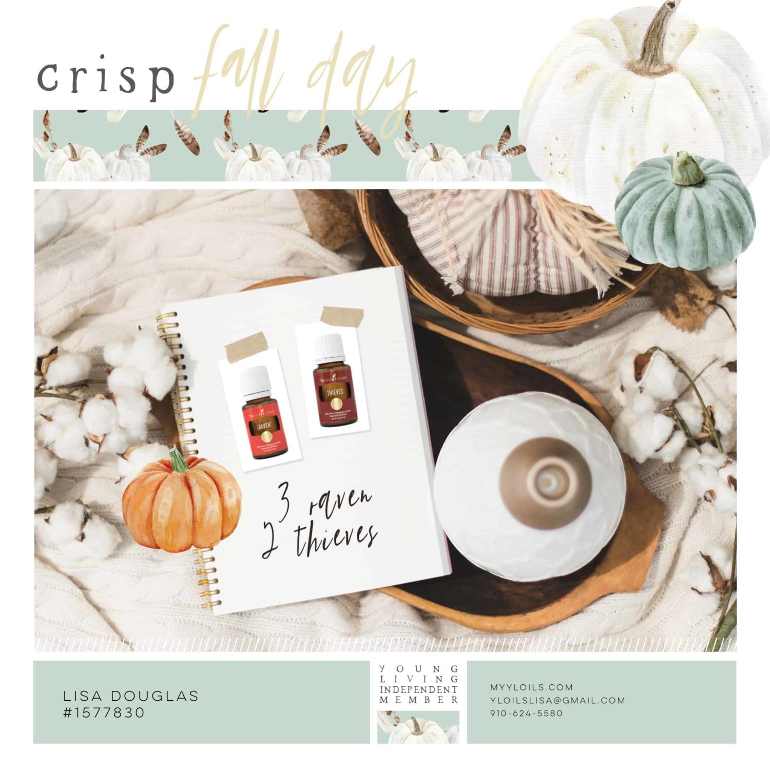 Crisp Fall Day Young Living Fall Diffuser Recipe