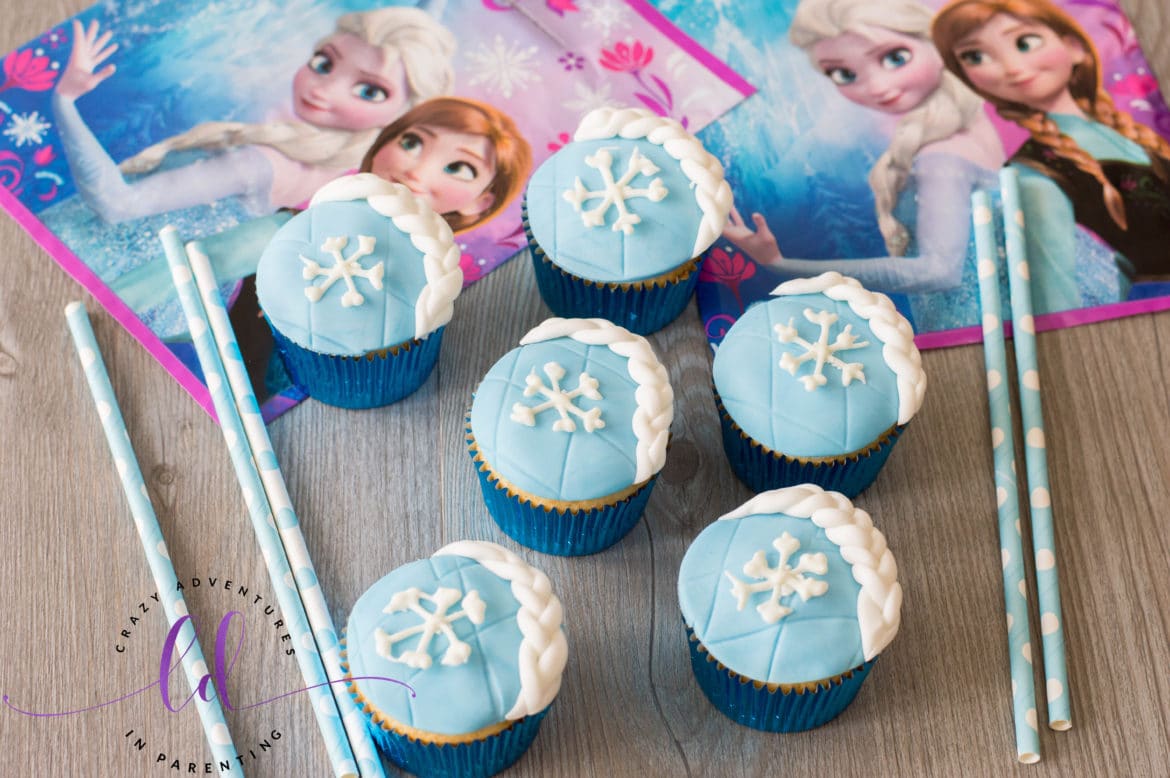 Easy Elsa Frozen Cupcakes Recipe Crazy Adventures In Parenting