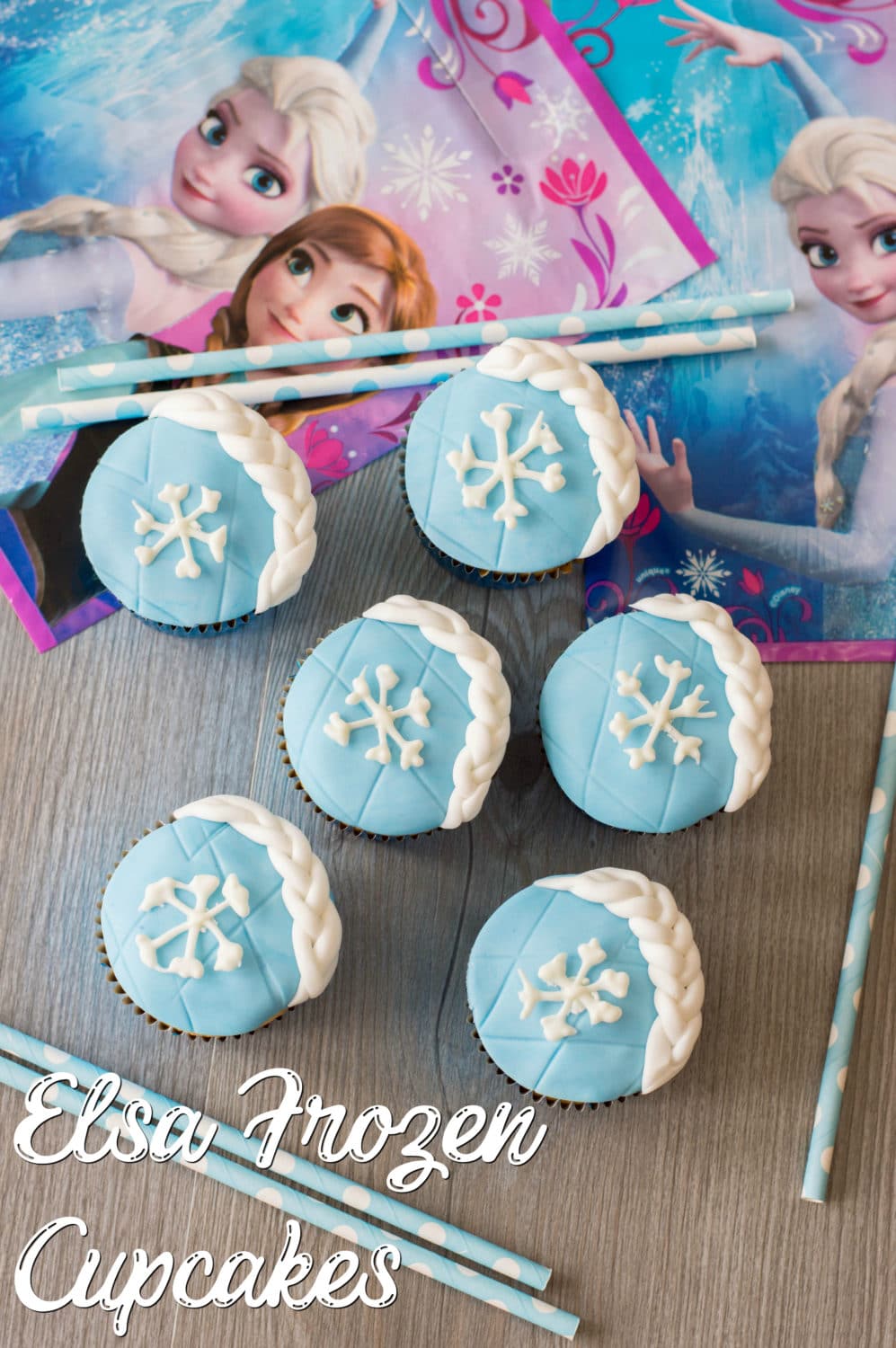 Elsa Frozen Cupcakes
