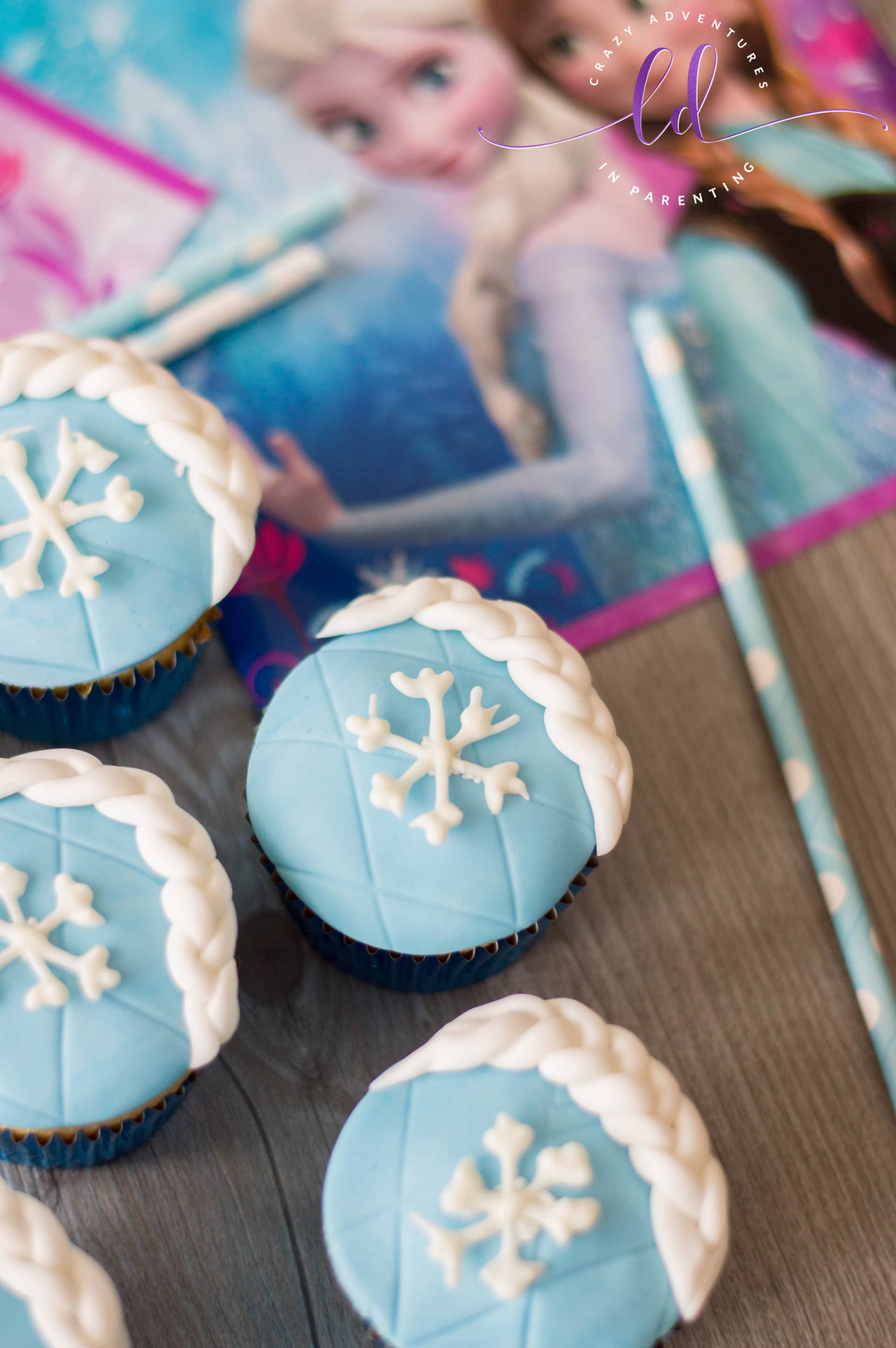 Easy Elsa Frozen Cupcakes Recipe Crazy Adventures in Parenting