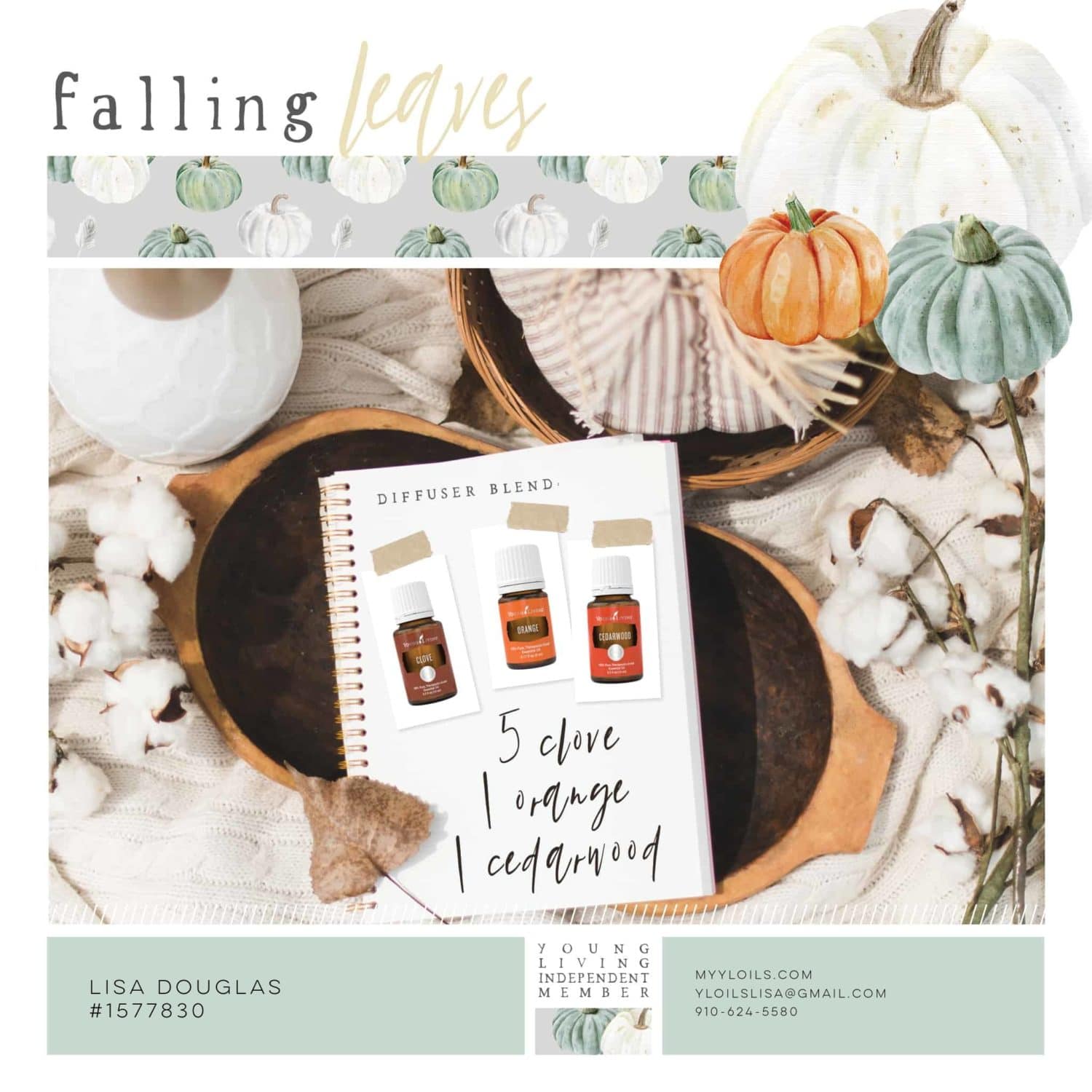 Falling Leaves Young Living Fall Diffuser Recipe