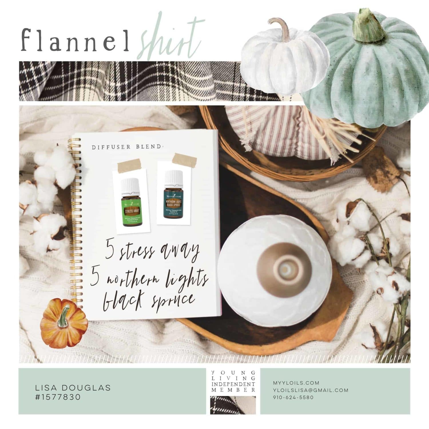 Flannel Shirt Young Living Fall Diffuser Recipe
