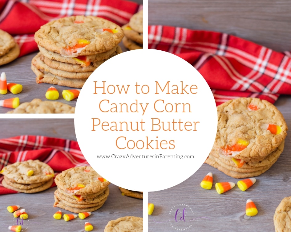 How to Make Candy Corn Peanut Butter Cookies